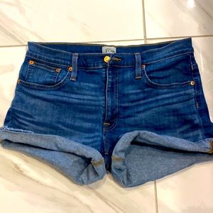 Jcrew denim shorts